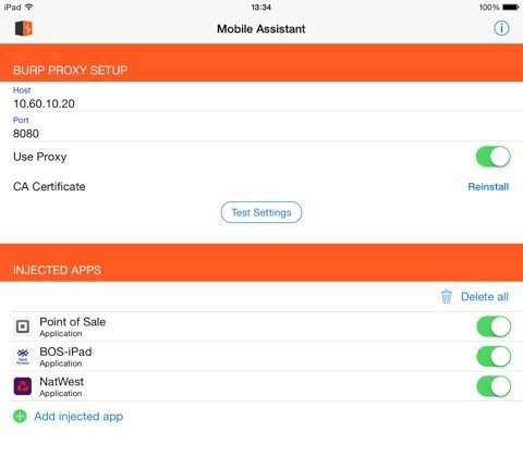 Burp Suite Mobile Assistant — это инструмент для облегчения тестирования приложений iOS с Burp Suite.