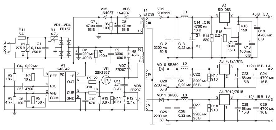 Sd1083 характеристики схема подключения